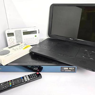 Naviskauto Portable BluRay/DVD Player PV1305B, Sangean Radio PR-D8, More