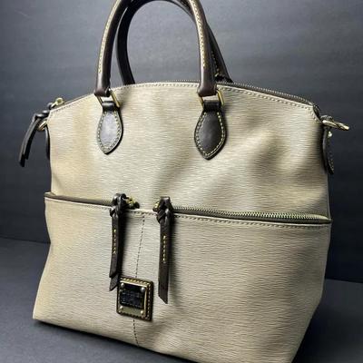 Dooney & Bourke Double Pocket Satchel Bag - 15X5X11”