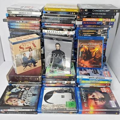 Blu Rays & DVD Movies - James Bond, Superheros & More