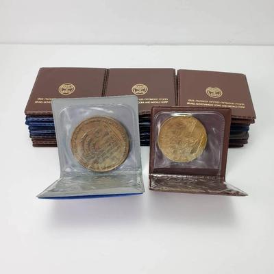 Vintage Israel Government Coins & Medals Corp Bronze Medals (20) Lot 1