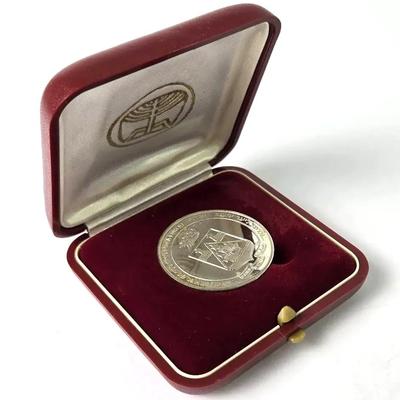 935 Silver Israel State Haifa Medal With COA