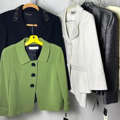 New with Tag Tahari, Nipon & More Blazers (4) & Skirt Suit Set (1) - Size 6,8