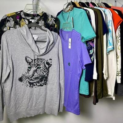 New with Tag Chicos, L.L Bean & More Women’s Basic Tops & More - Size S,M