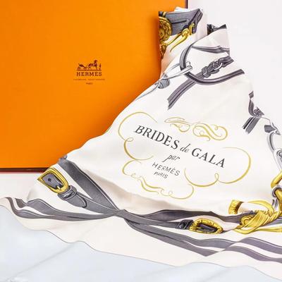 Authentic Hermes Brides de Gala Silk Scarf with Box