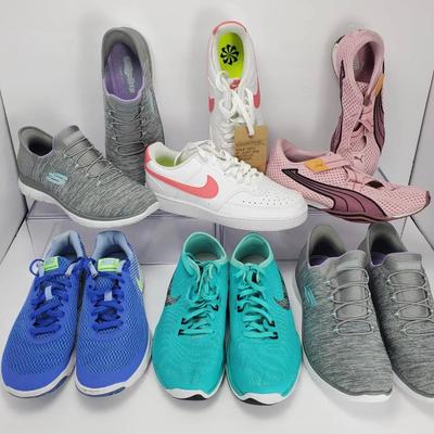 Nike, Skechers & Puma Women’s Sneakers - Size 7.5,8