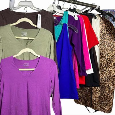 New with Tag Chicos Basic Tops & 2 Garment Bags - Size S