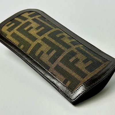 Authentic Fendi Zucca FF Eyeglass Case
