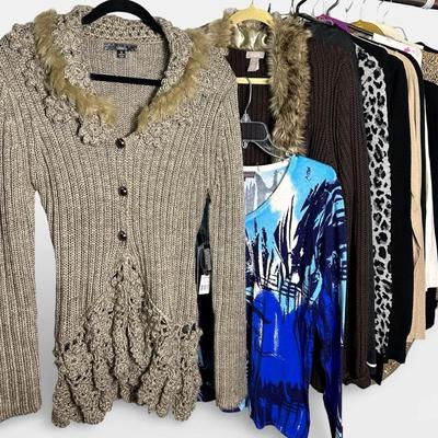  Saks Fifth Ave, Ann Taylor, Chicos & More Cardigans & Sweaters - Size S,M 