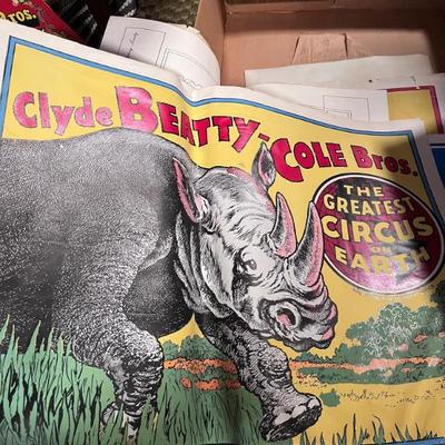 1960s circus posters
