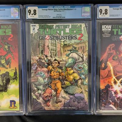 3 Teenage Mutant Ninja Turtles Comics, CGC Graded
