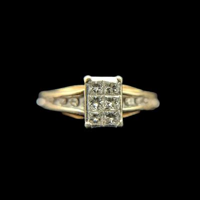 10K Yellow Gold Diamond Ring, NAGL #1103813