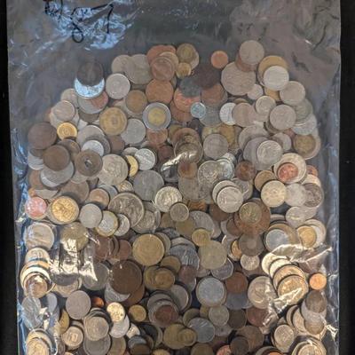 Foreign Coins, 5.8lbs