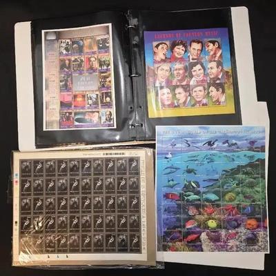 Large Amount of New/Unused Foreign Collector Stamps, Princess Diana, Elvis, Corvettes Etc.