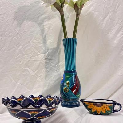 Collection of Hand-Painted Mexican Ceramics