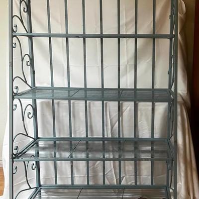 5 Tier Wrought Iron Metal Rack