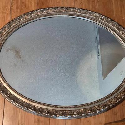Oval Antique Style Mirror 
