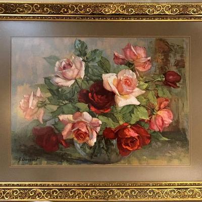 Floral Still Life by Georges Danset