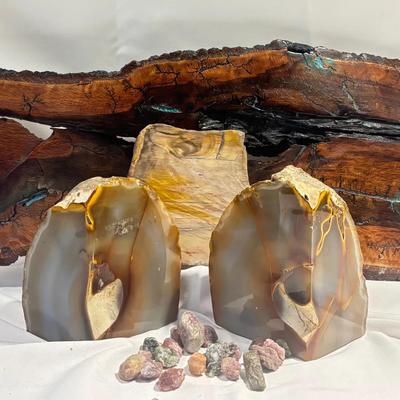Custom Woodcraft and Mineral Specimens