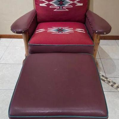 Cowpoke Armchair & Ottoman #2
