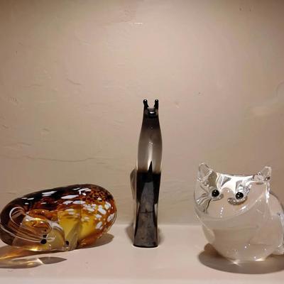 Steuben, Sterling Alpaca & Blown Glass