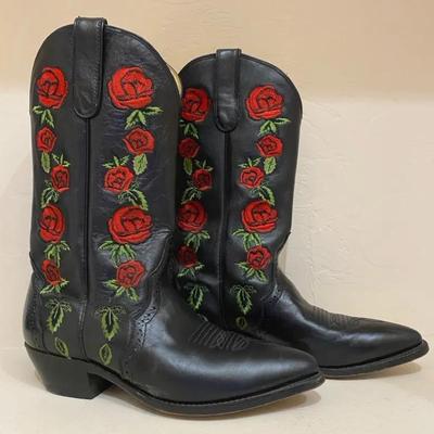 Dan Post Rose Cowboy Boots (Size 9)
