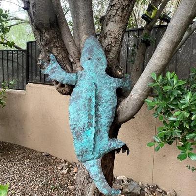 Lizard In A Tree