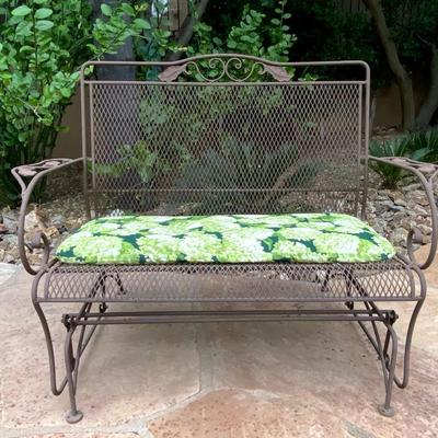Wrought Iron Double Glider 