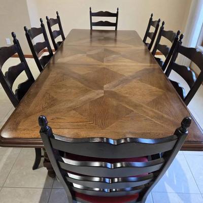 Formal Dining Table & 8 Chairs 