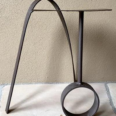 Metal Sculpture Table