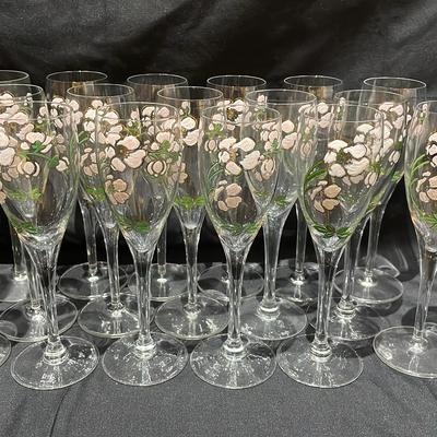  Perrier-Jouët Belle Époque champagne flutes Vintage 