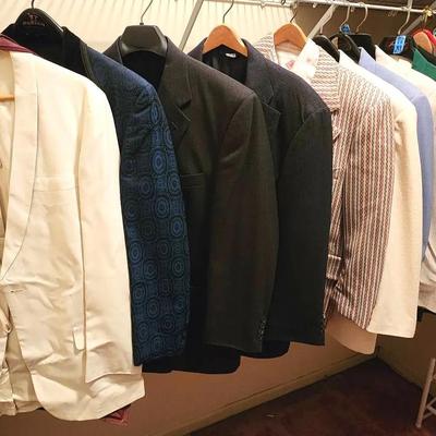 Men's Sport Coats, Pant Suits And Other Jackets