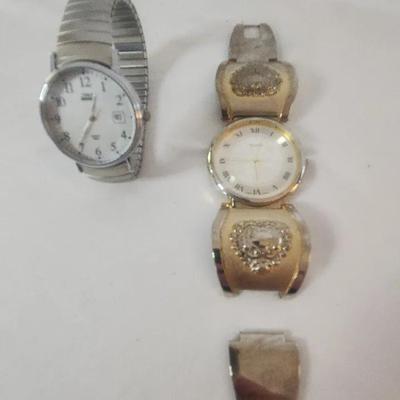 Two Ladies Watches, Timex & Vintage Watch