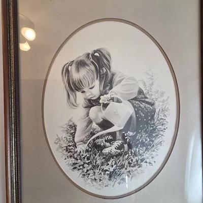 Art Print Linda Picker 93/900 Young Girl Print