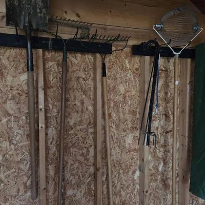 Rakes, Shovel, Lawn Hooks, Nut Wizard