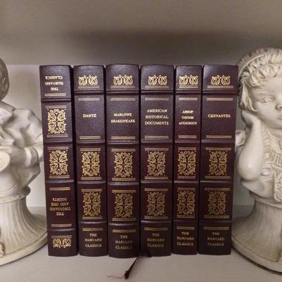 2 plaster pieces, signed "U. Kendrick" and dated '71 Includes Books