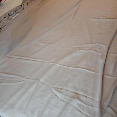 4 Panels Shear Taupe Curtains