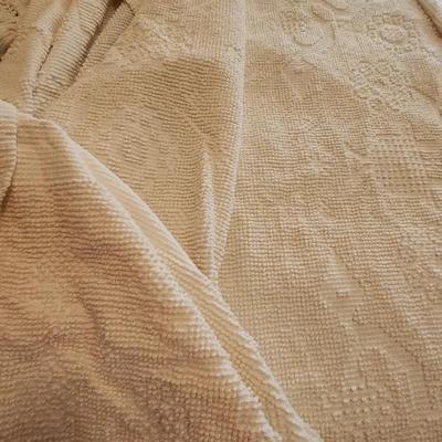 Vintage Bates George Washington's Chenille Blanket