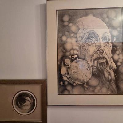 Graphite drawing by artist Bob DeFrates And Other Sketch