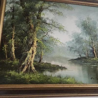 Landscape Painting By C. Holland 