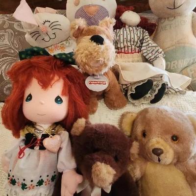 Collectible Plush Bears, Dolls, Precious Moments, Fisher Price 
