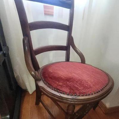Antique Victorian Ladderback Chair