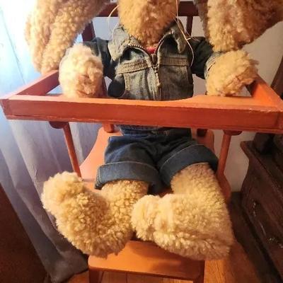 Baby Doll Highchair And Bunny