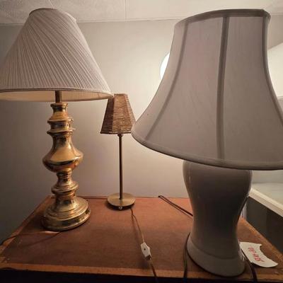 3 Piece Lamp Lot