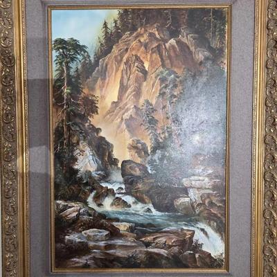 Large Art Print Signed Smothers 1977