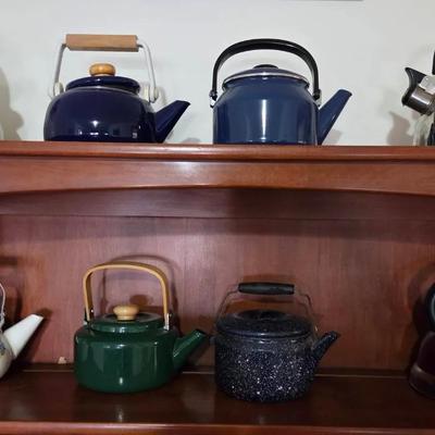 Various Tea Kettles
