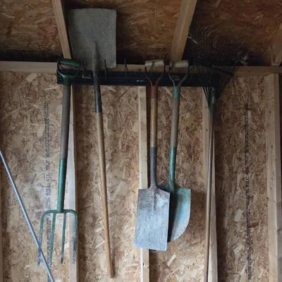 Shovels, Rake & Pitch Fork