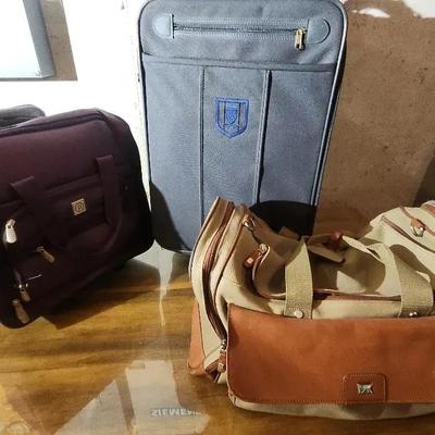 Purple Suitcase Protege Arendale Under Seat Case, Two Duffle Bags, & Carry On Luggage