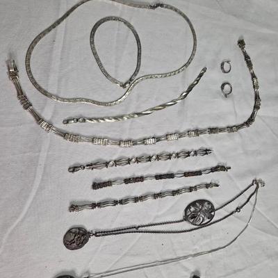 925 Silver Jewelry 129.7 Grams