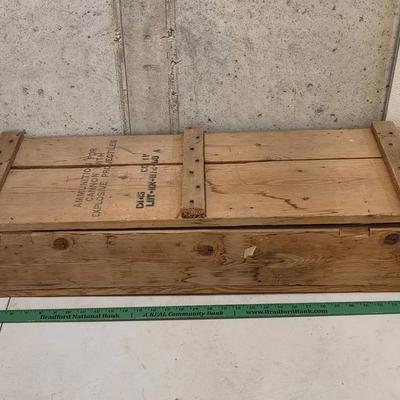 Wooden Ammo Box