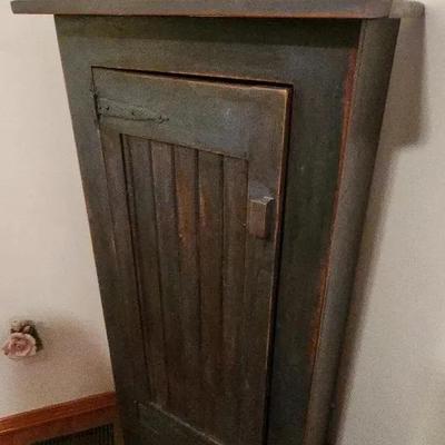 Farmhouse Style Blue Wooden Storage Cabinet